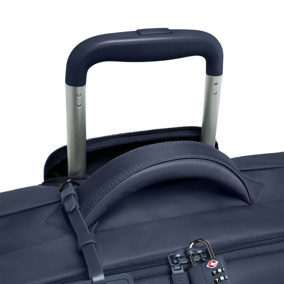 Foldable Plume Wheeled Duffle in the color Navy. image number 8